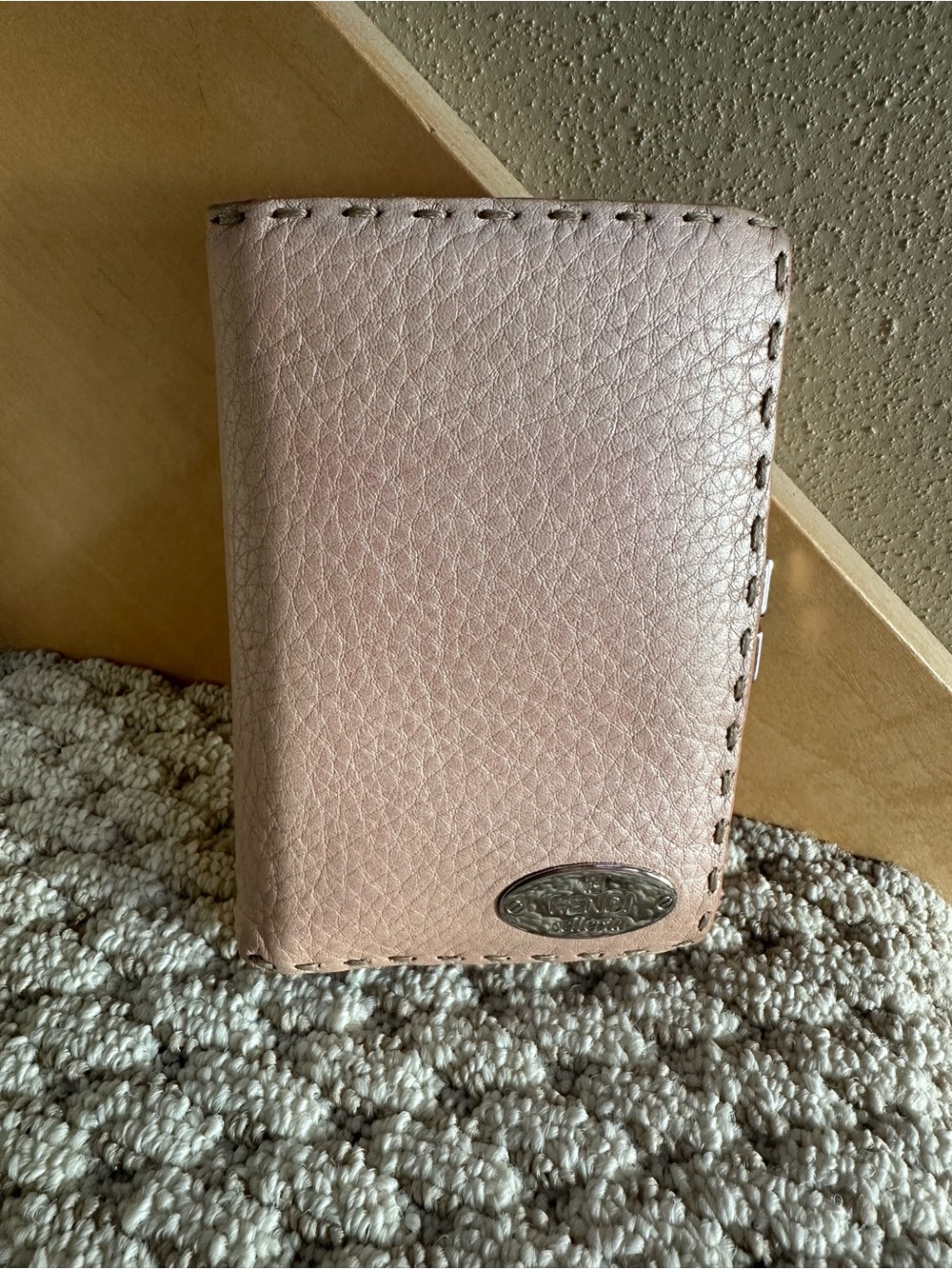 Fendi Selleria Roman leather bifold wallet-COA included